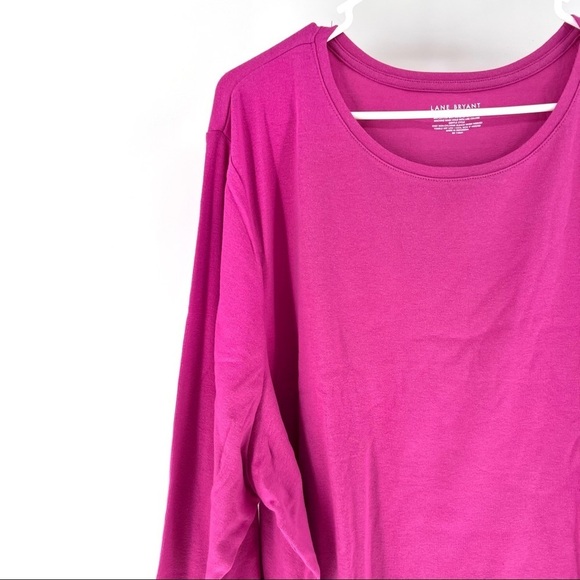 Lane Bryant Women's Plus Size Long-Sleeve Ribbed Knit Tee - 26/28 - Picture 3 of 6